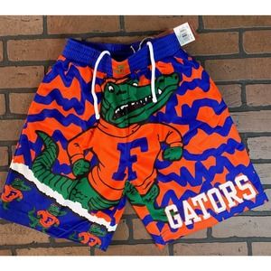 FLORIDA GATORS Mitchell & Ness Basketball Shorts ~New~ S-2XL